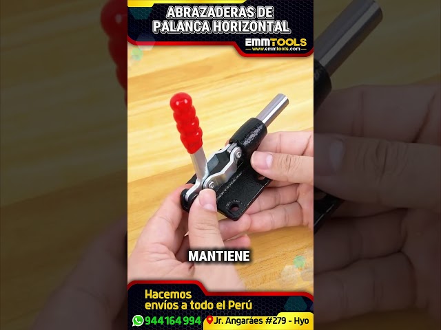 Vídeo relacionado con 4 Pcs Abrazadera de Palanca Metálica, Abrazadera de Palanca Pestillo GH-431 Abrazadera de Bloqueo Horizontal Herramienta de Liberación Rápida Toggle Clamp Ajustable para Cajas de Gabinete