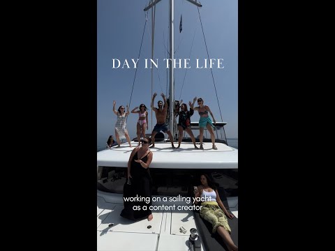 Day in the life of me working on a catamaran | Sailing the Amalfi Coast