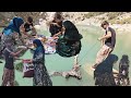 Fishing Cooking By The River Village Family Picnic And Outdoor Life