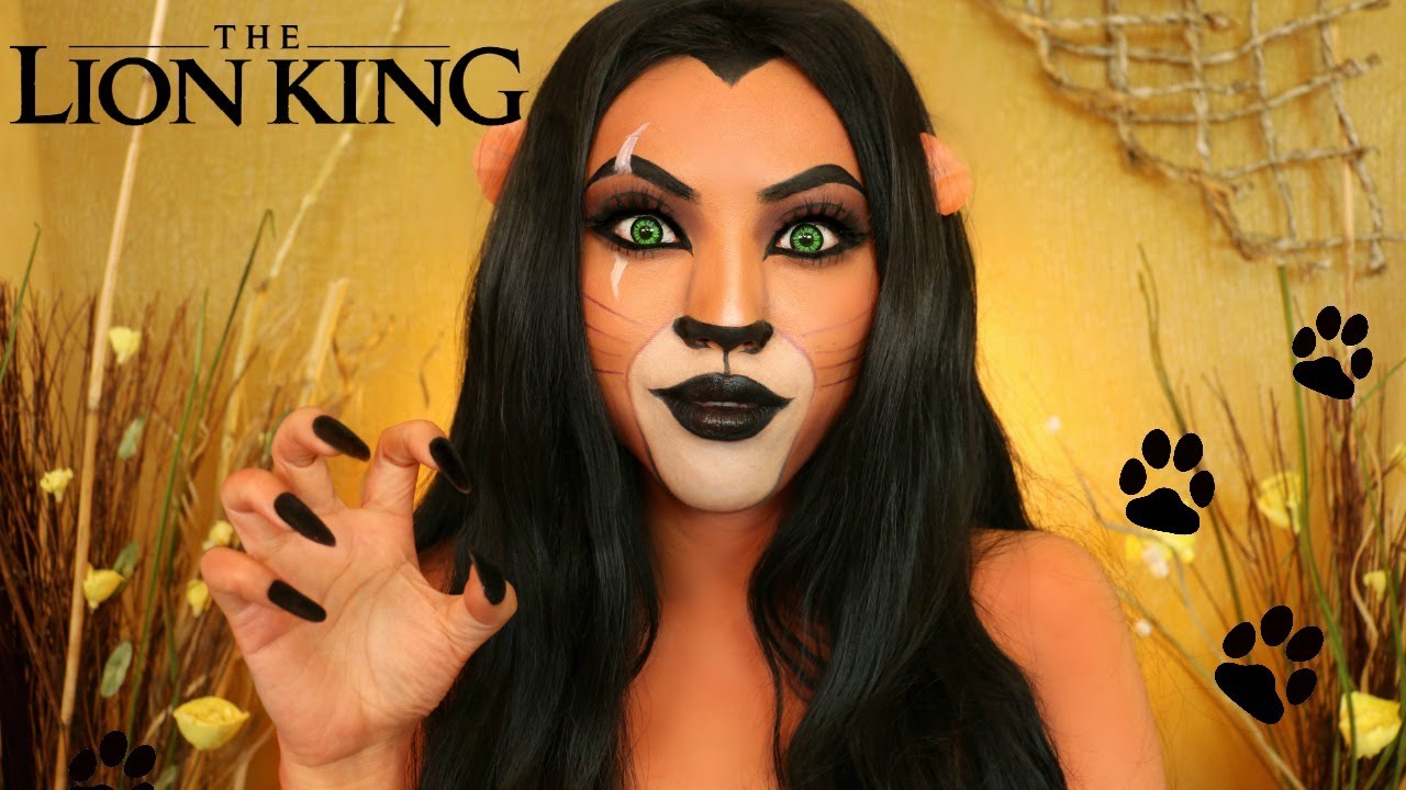Disney's Lion King 'SCAR' Makeup Transformation !!! - YouTube