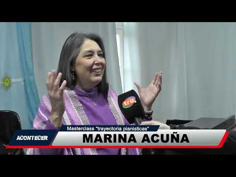 Marcos Juárez: Mariana Acuña brindó un masterclass de piano en la ciudad