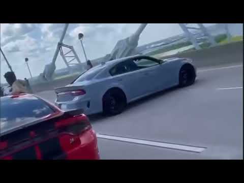 “Mopar boyz” shut down Ravenel Bridge causing massive traffic jam.