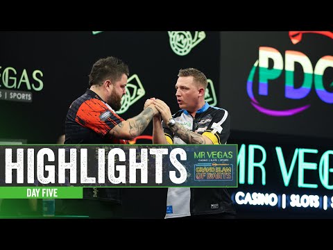 RIDICULOUS TENSION! 🤯 | Day Five Highlights | 2025 Mr Vegas Grand Slam of Darts