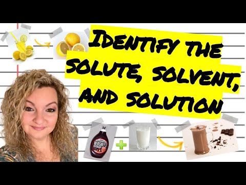 Identify the Solute, Solvent, and Solution | Solutions Made Easy | Formative Assessment