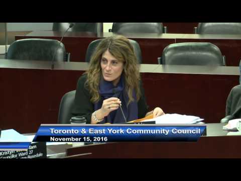 Toronto and East York Community Council - November 15, 2016