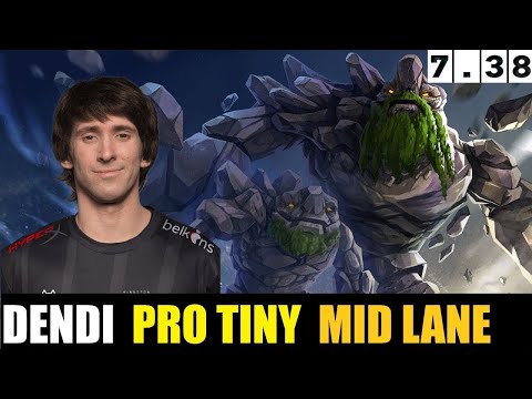 🤯DENDI [TINY] MID  7.38 - DOTA 2 HIGHEST MMR MATCH#dota2  #dota2gameplay #dendi