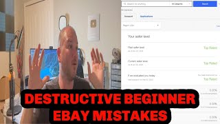 Ebay Seller MISTAKES that can DESTROY your account. Beginner Tips