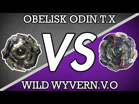 [Beyblade Burst] Obelisk Odin.T.X vs Wild Wyvern.V.O ベイブレードバースト