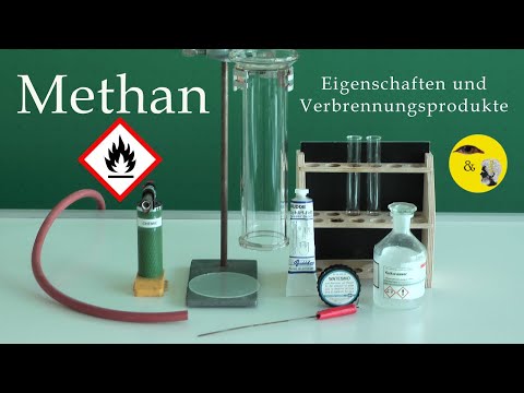 Methane properties and combustion products