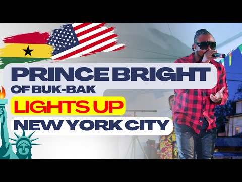 Prince Bright of Buk Bak LIGHTS UP New York City! 🇬🇭🔥 Legendary Ghanaian Performance