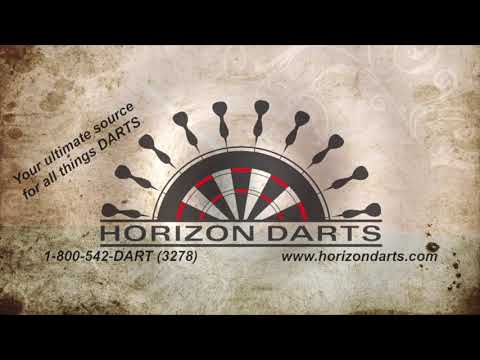 Horizon Darts features LASERDARTS 45th year.