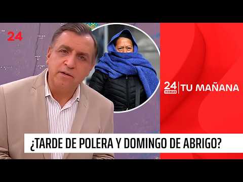 ¿Tarde de polera y domingo de abrigo? El vaivén térmico que viene a Santiago | 24 Horas TVN Chile