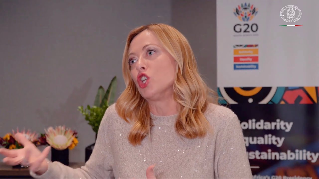 IMPORTANTI DICHIARAZIONI DI GIORGIA MELONI AL TERMINE DEL G20 IN SUDAFRICA