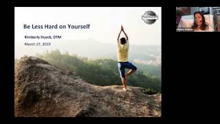 Be Less Hard on Yourself