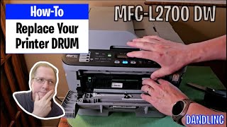 How To Replace A Brother Printer DRUM (DR630 / MFC 2700 DW