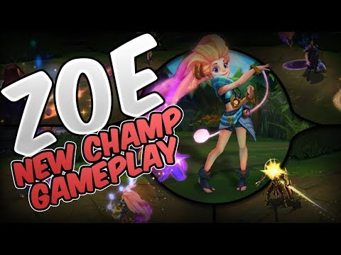 ZOE ALL ABILITIES REVEALD - Zoe The Aspect of Twilight Gameplay NEW CHAMPION - League of Legends