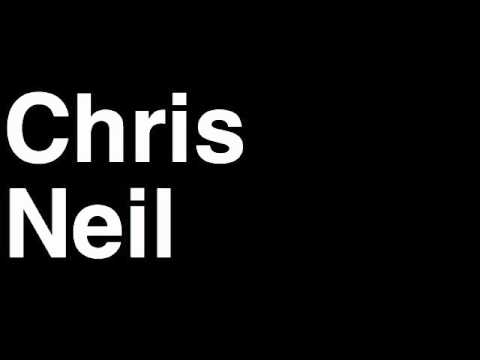 How to Pronounce Chris Neil Ottawa Senators NHL Hockey Player Runforthecube