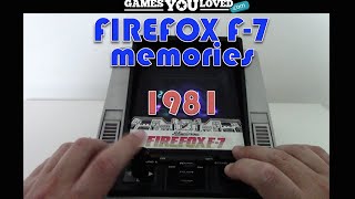 Firefox F-7 (1981 ) by Grandstand - GamesYouLoved memories