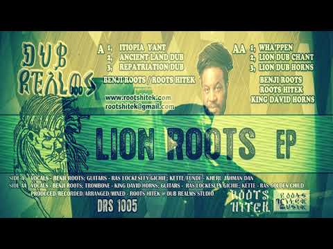 LION ROOTS EP 12 inch DUB REALMS Label -Benji Roots meets Roots Hitek  - DUB REALMS 2020