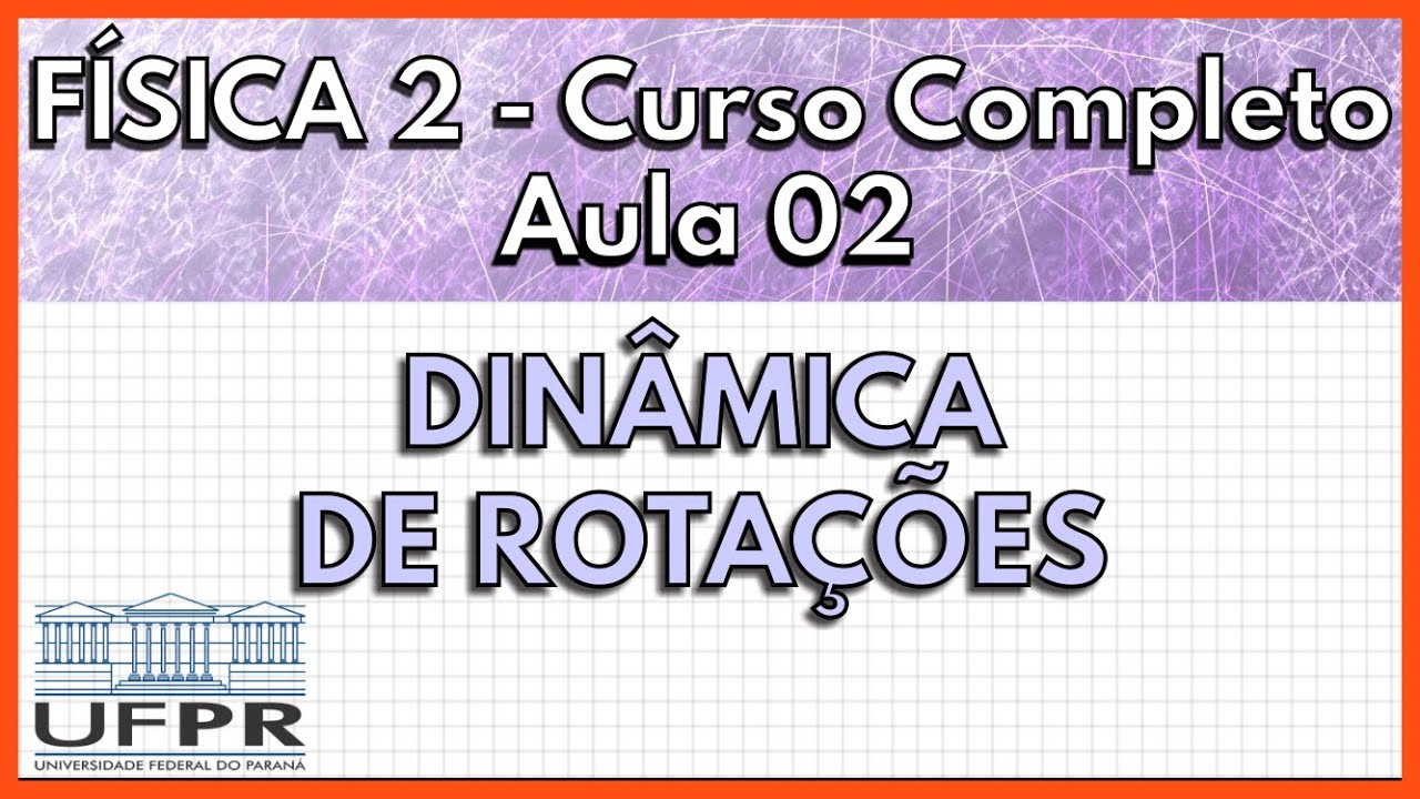 Física 2 - Aula 2 - Dinâmica de Rotações | UFPR 2021