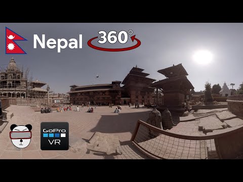 🌍 360° Durbar Square | Patan, Nepal 🇳🇵【GoPro VR Travel | 360 Video】