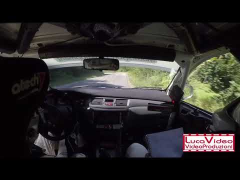 Cameracar Rally di Salsomaggiore 2018 Sangermani-Paganin Lancer N4 2°di classe - PS4