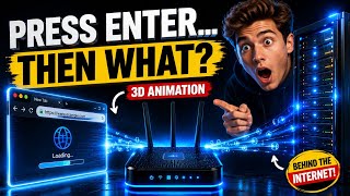 What Happens When You Type a URL and Press Enter? 3D Animation