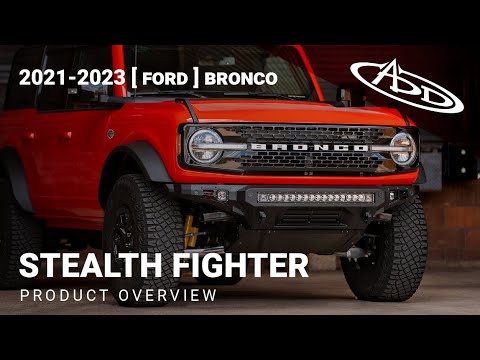 2021 Ford Bronco Stealth Fighter Front Bumper