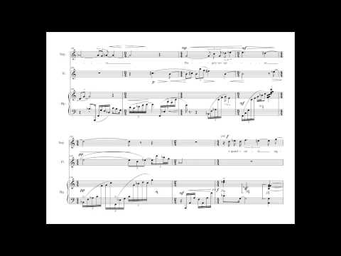 Cantare di Amore, soprano, flute and harp - by Edward Smaldone