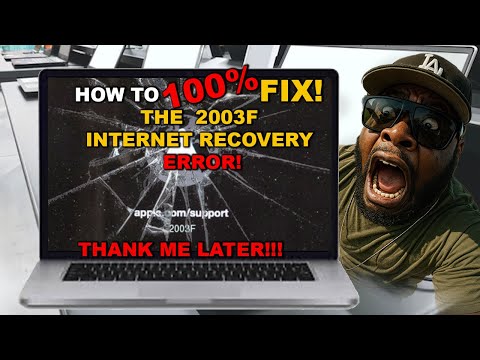 How To Fix 2003F Internet recovery code for Mac!!! 100% works!!!