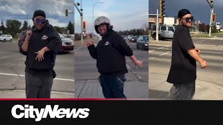 Alberta man fined for dancing at an intersection corner by the RCMP