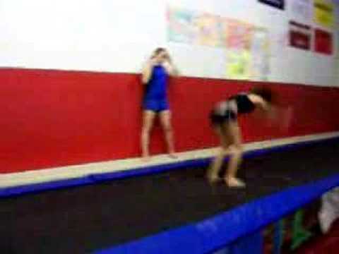 Gymnastics - Full on Fast Track (360 twist backflip)