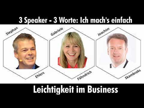 3 Speaker - 3 Worte: