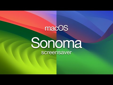 Apple MacOS Screensaver - Sonoma (4K version)
