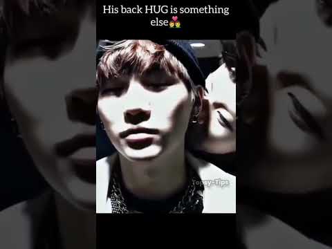 Jungkook's back hug is something..but V's is different #jungkook #taehyung #bts