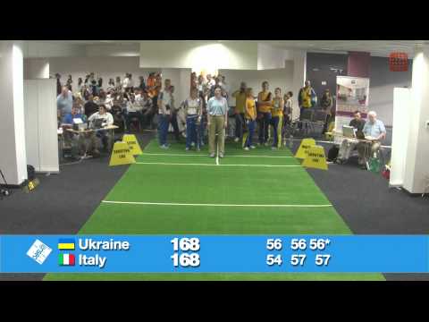 European Archery Indoor Championships Rzeszow 2013 - Itali vs Ukrain Gold RW