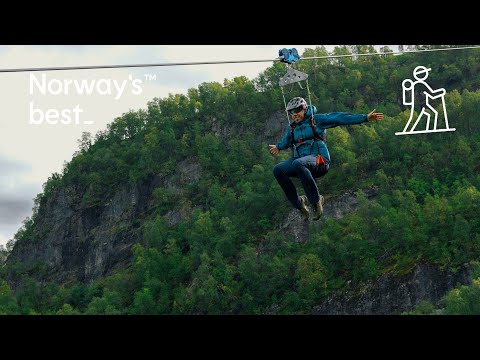 Flåm Zipline - Book Now! Longest zipline in Scandinavia