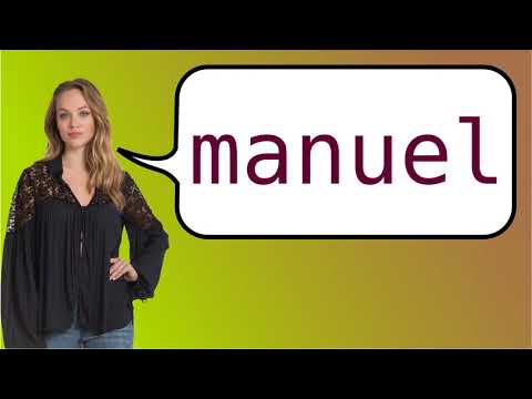 How to say 'manual' in French?