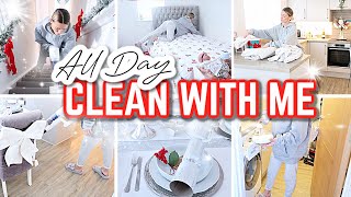 CHRISTMAS ALL DAY CLEAN WITH ME 2020 // EXTREME CLEANING MOTIVATION + CHRISTMAS TABLE SETTING