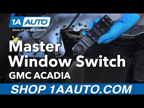 How to Remove Master Window Switch 07-16 GMC Acadia