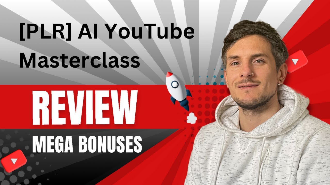 [PLR] AI YouTube Masterclass Review + 4 Bonuses To Make It Work FASTER!