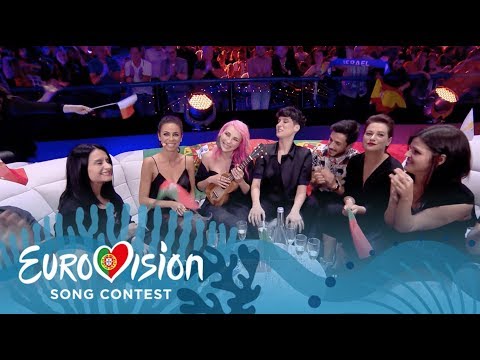 Cláudia Pascoal e Isaura na 1ª semifinal | Eurovisão 2018