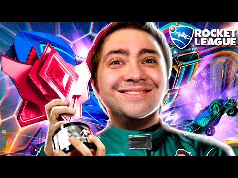 alanzoka jogando Rocket League em busca do Grand Champion no Duo!