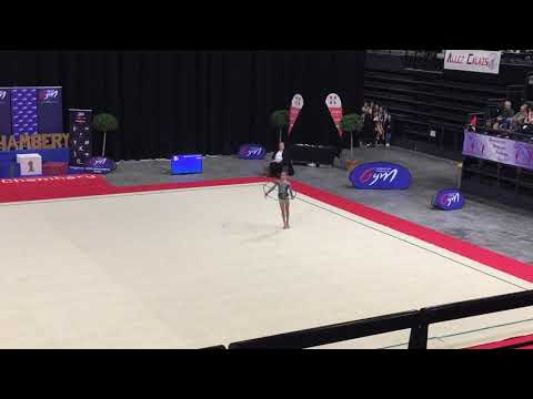 Anna Khutsishvili cerceau - Nat A 12-13 ans - France Chambéry 2019