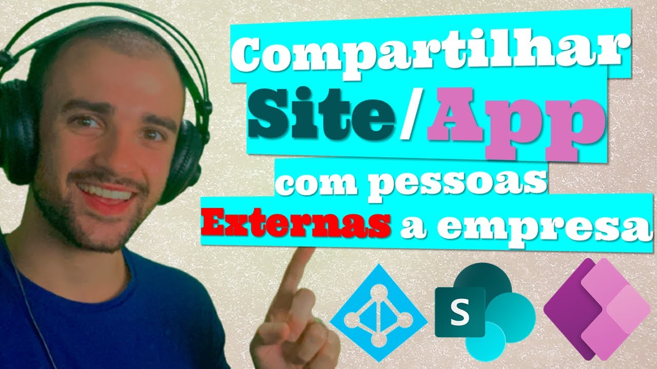Como compartilhar um site do Sharepoint ou compartilhar app do Power Apps com pessoas externas