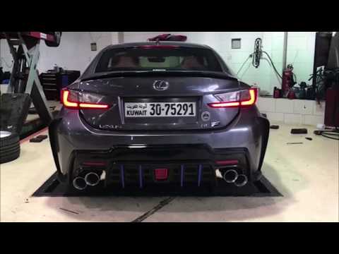 Lexus RC-F w/ Armytrix Valvetronic Exhaust - Revs!