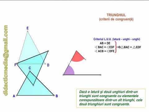 geometrie plana - triunghiul