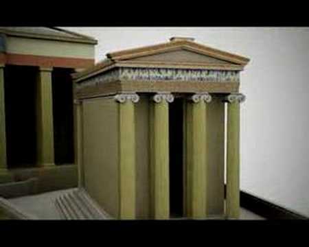 3D beeld van de Akropolis