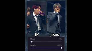 Jk and jimin( hit the high note ) 💜