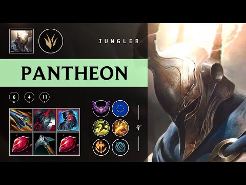 Pantheon Jungle vs Nidalee - EUW Master Patch 25.24